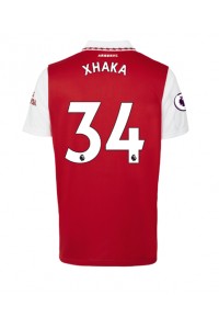 Arsenal Granit Xhaka #34 Voetbaltruitje Thuis tenue 2022-23 Korte Mouw